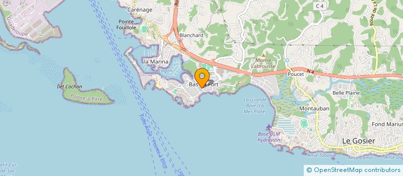 localisation de l'entreprise LODOSAN  LE GOSIER