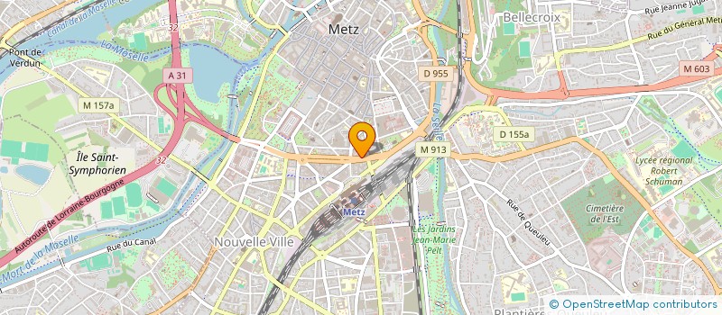 localisation de l'entreprise LODR à METZ