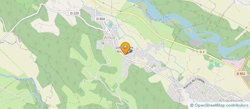 localisation de l'entreprise LODRIC 2  ARBUS