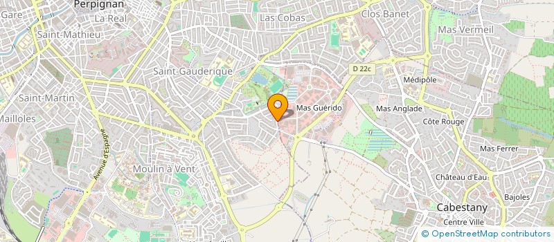 localisation de l'entreprise LODRIVIER à PERPIGNAN