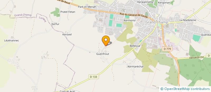 localisation de l'entreprise LODRYS  GRAND-CHAMP