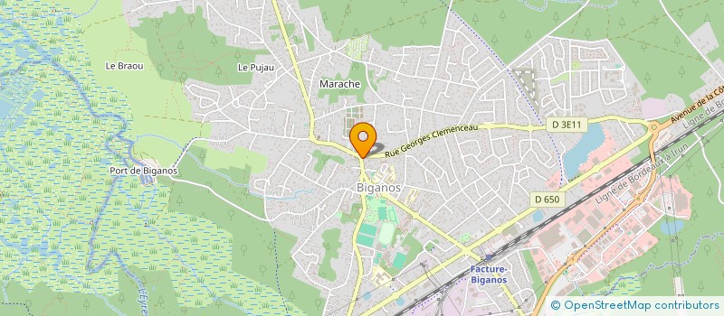 localisation de l'entreprise LODS MENUISERIE  BIGANOS