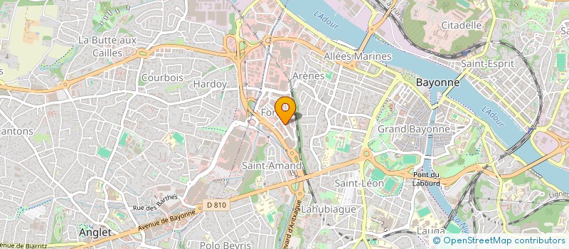 localisation de l'entreprise LODYSIA CONSEIL à BAYONNE