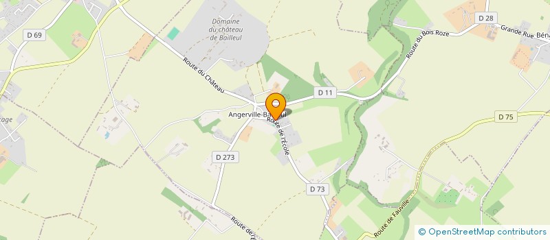 localisation de l'entreprise LOE  ANGERVILLE-BAILLEUL