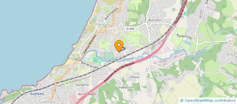localisation de l'entreprise LOECKE à BIDART