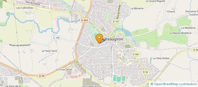 localisation de l'entreprise LOEIZ  CHATEAUGIRON