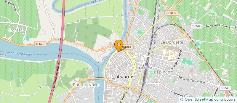 localisation de l'entreprise LOELA à LIBOURNE