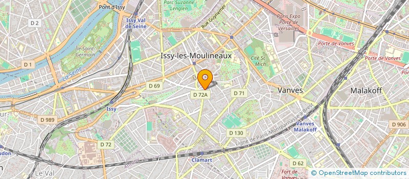 localisation de l'entreprise LOELAC à ISSY-LES-MOULINEAUX