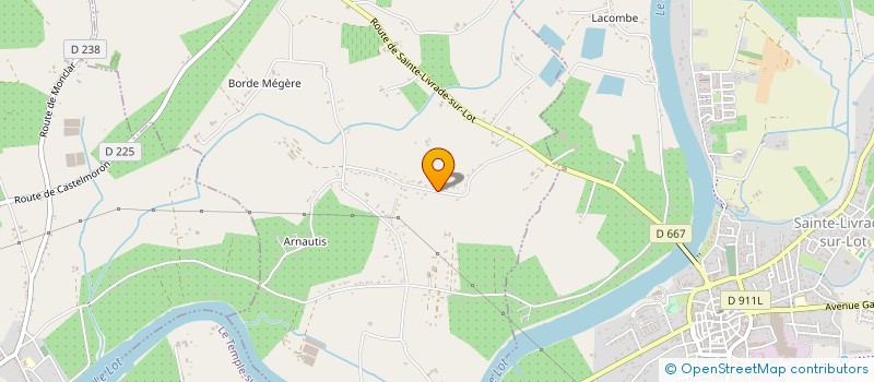 localisation de l'entreprise LOEMA  SAINT-ETIENNE-DE-FOUGERES