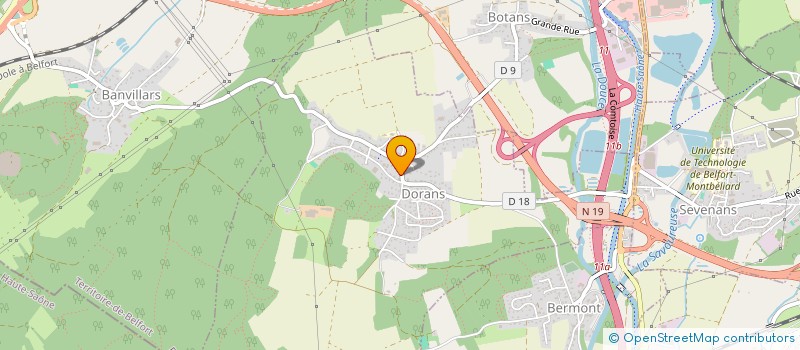 localisation de l'entreprise LOEMICE  DORANS
