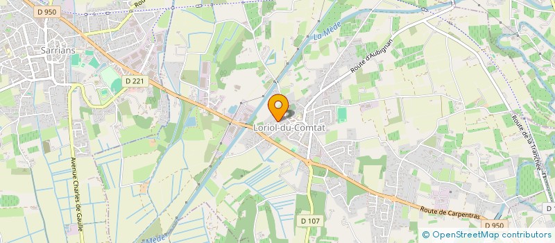 localisation de l'entreprise LOERINE  LORIOL-DU-COMTAT