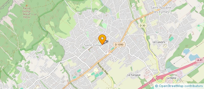 localisation de l'entreprise LOETITIA à SAINT-ISMIER