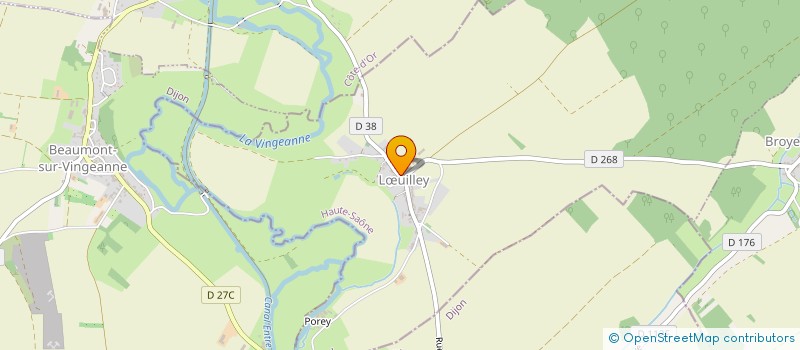 localisation de l'entreprise LOEUILLEY COURSES  LUILLEY