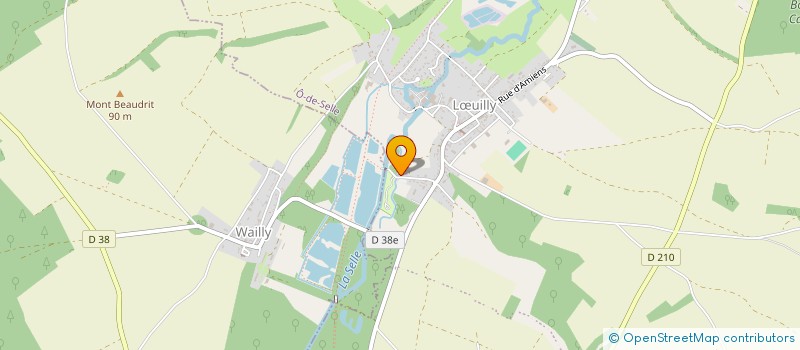 localisation de l'entreprise LOEUILLY CANOE KAYAK  O-DE-SELLE