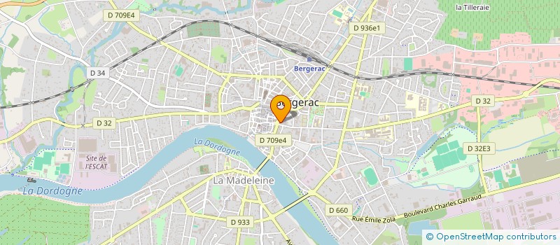 localisation de l'entreprise LOEVA  GINESTET