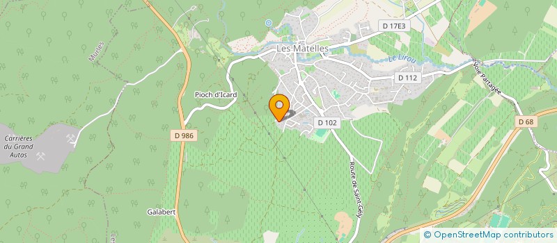 localisation de l'entreprise LOEVA  LES MATELLES