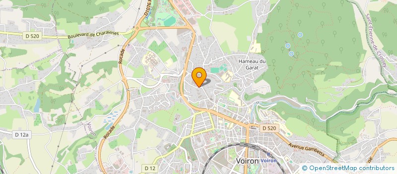 localisation de l'entreprise LOEVANS à VOIRON