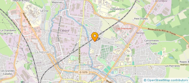 localisation de l'entreprise LOEZE à BOURG-EN-BRESSE