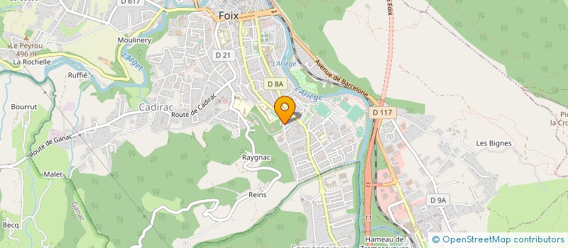 localisation de l'entreprise LOF COMPAGNIE à FOIX