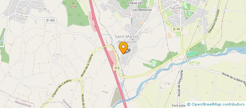 localisation de l'entreprise LOFA INVEST  SAINT-MARCEL-LES-SAUZET