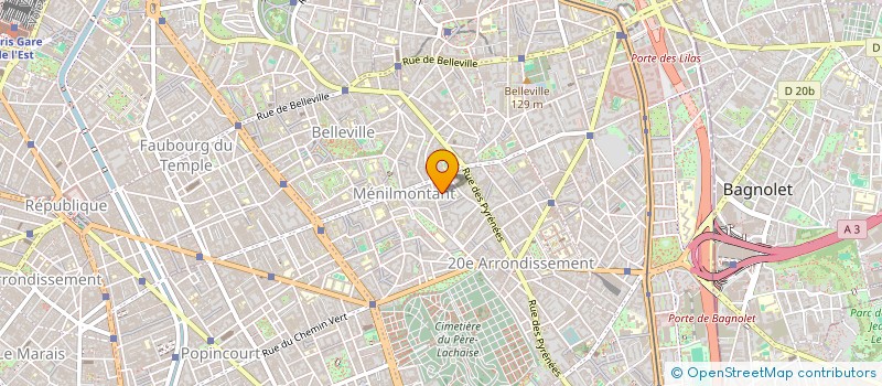 localisation de l'entreprise LOFANIE  PARIS
