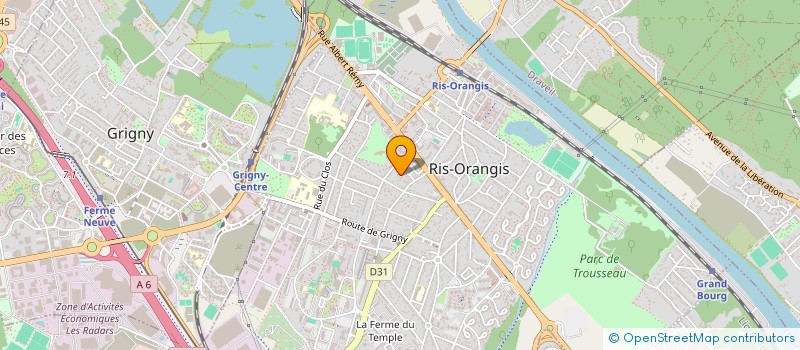 localisation de l'entreprise LOFCAM  RIS-ORANGIS