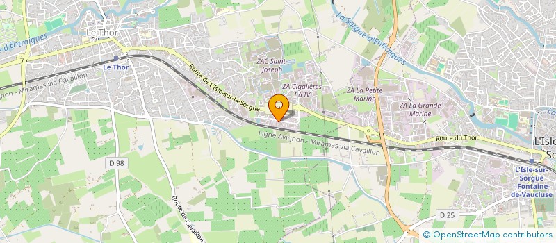 localisation de l'entreprise LOFE  LE THOR