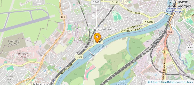 localisation de l'entreprise LOFER à ABLON-SUR-SEINE