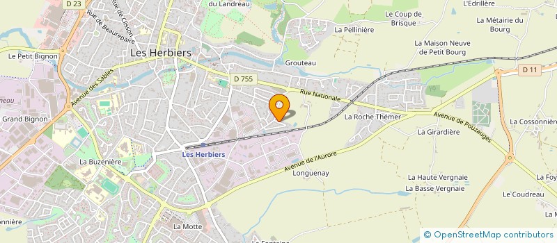 localisation de l'entreprise LOFI FRANCE à LES HERBIERS