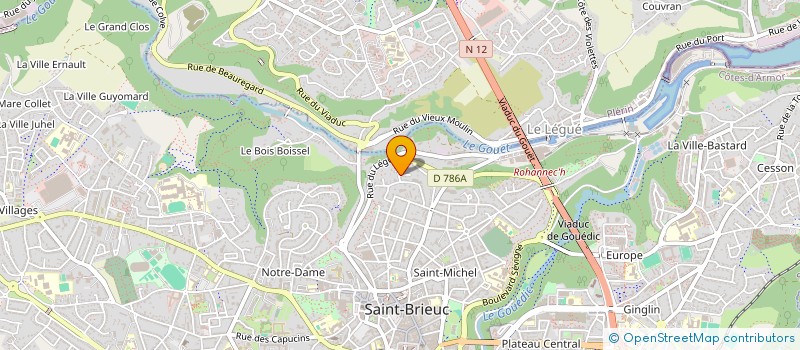 localisation de l'entreprise LOFOTEN à SAINT-BRIEUC