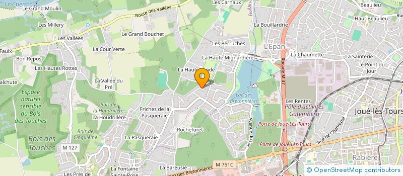 localisation de l'entreprise LOFOTEN DEVELOPPEMENT  BALLAN-MIRE