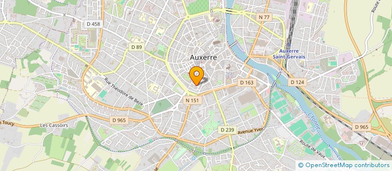 localisation de l'entreprise LOFT à AUXERRE