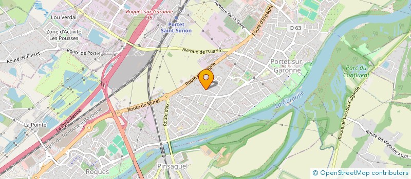 localisation de l'entreprise LOFT  PORTET-SUR-GARONNE