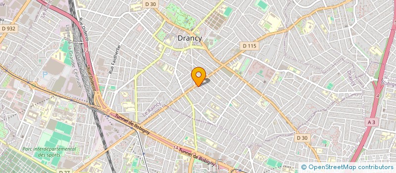 localisation de l'entreprise LOFT à DRANCY