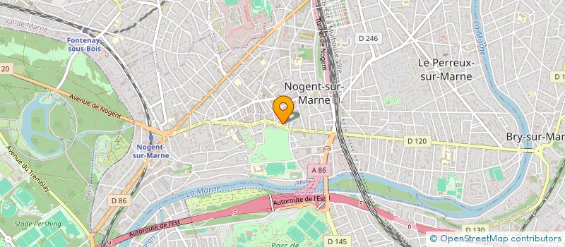 localisation de l'entreprise LOFT BODY CONCEPT  NOGENT-SUR-MARNE