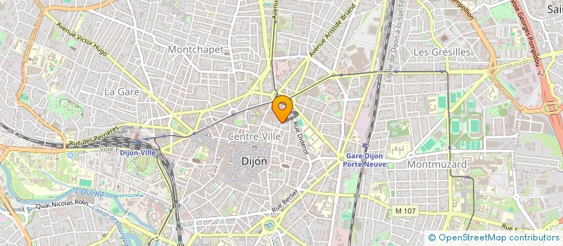 localisation de l'entreprise LOFT ESPRIT & LUMIERE  DIJON