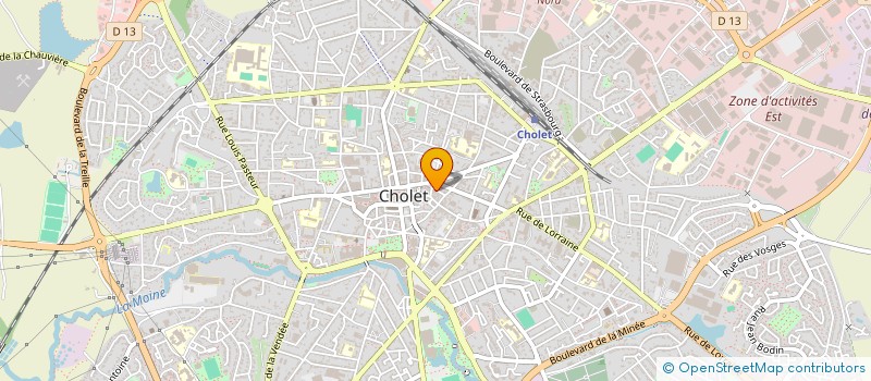 localisation de l'entreprise LOFT FURNITURE à CHOLET