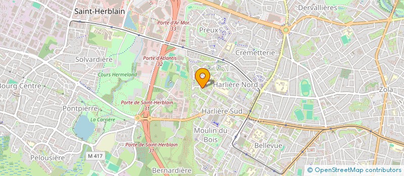 localisation de l'entreprise LOFT INSIDE  SAINT-HERBLAIN