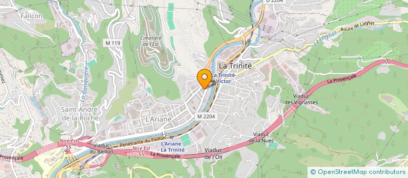 localisation de l'entreprise LOFT MENUISERIE à NICE