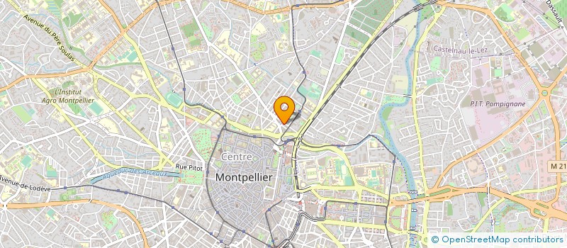localisation de l'entreprise LOFT OPTIQUE à MONTPELLIER