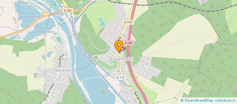 localisation de l'entreprise LOFT WORK  RICHARDMENIL