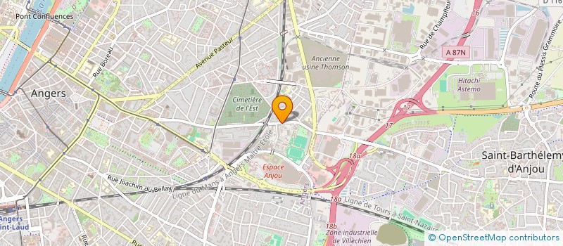 localisation de l'entreprise LOFTELY à ANGERS
