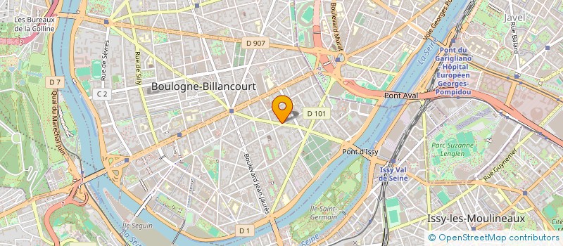 localisation de l'entreprise LOFTISSIME à BOULOGNE-BILLANCOURT