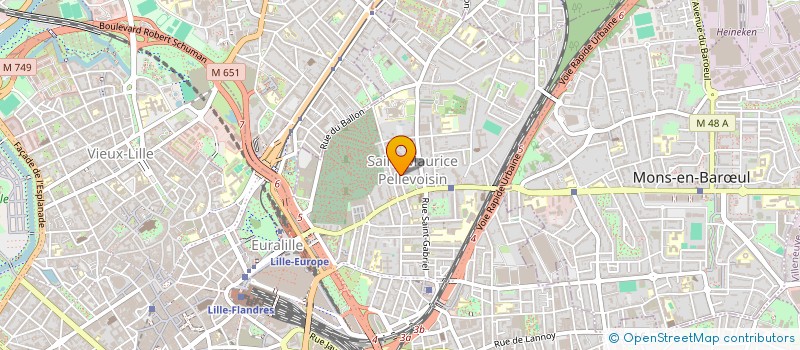 localisation de l'entreprise LOFTS PROMOTION  LILLE