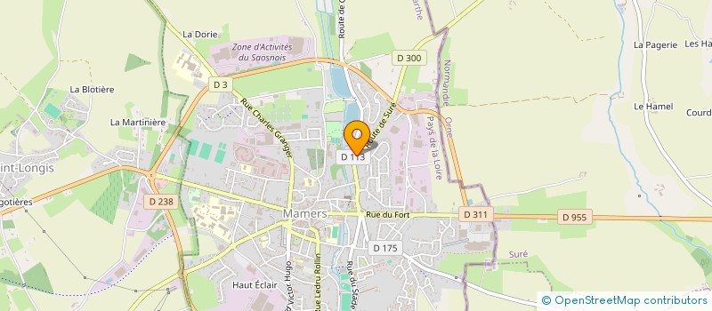 localisation de l'entreprise LOFTUS ROAD  MAMERS