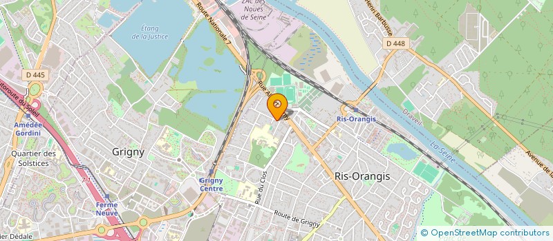 localisation de l'entreprise LOG à RIS-ORANGIS