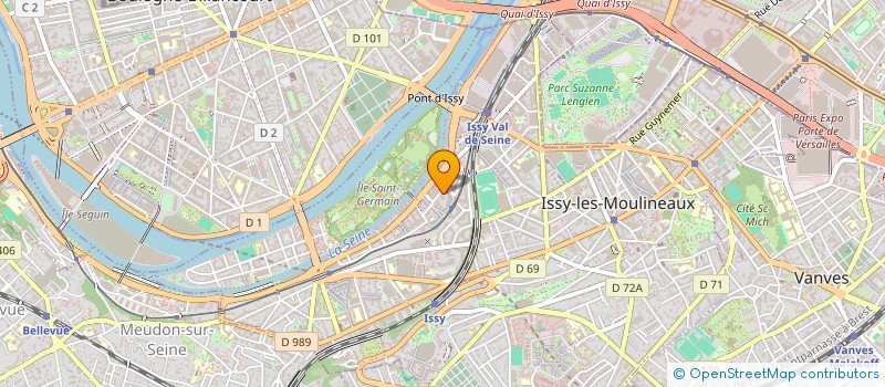 localisation de l'entreprise LOG AND GO à ISSY-LES-MOULINEAUX