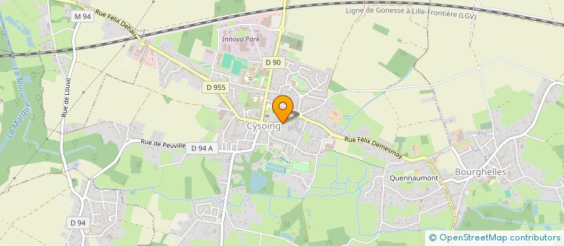 localisation de l'entreprise LOG AVENIR  CYSOING