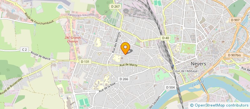 localisation de l'entreprise LOG'AVENIR à NEVERS