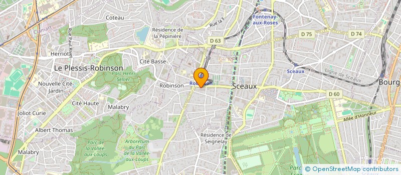 localisation de l'entreprise LOG BAT à SCEAUX